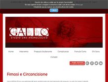 Tablet Screenshot of fimosicirconcisione.it
